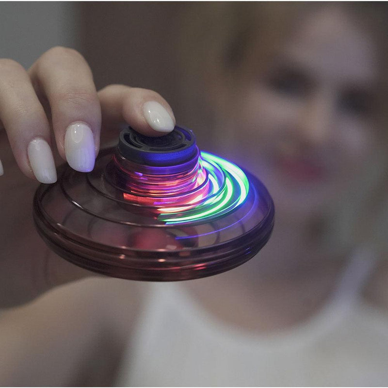 Bola Giratória Voadora  Mini Drone LED UFO Tipo Helicóptero Voador Natal Aniversário Presente