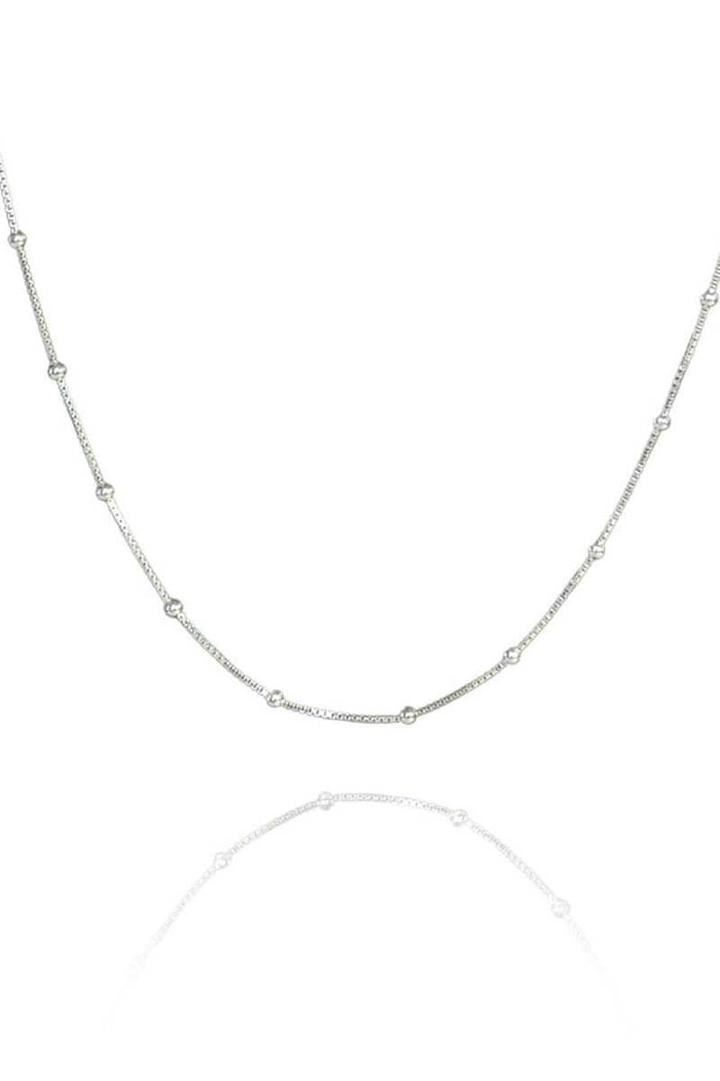 Choker  Prata 925 com Bolinhas